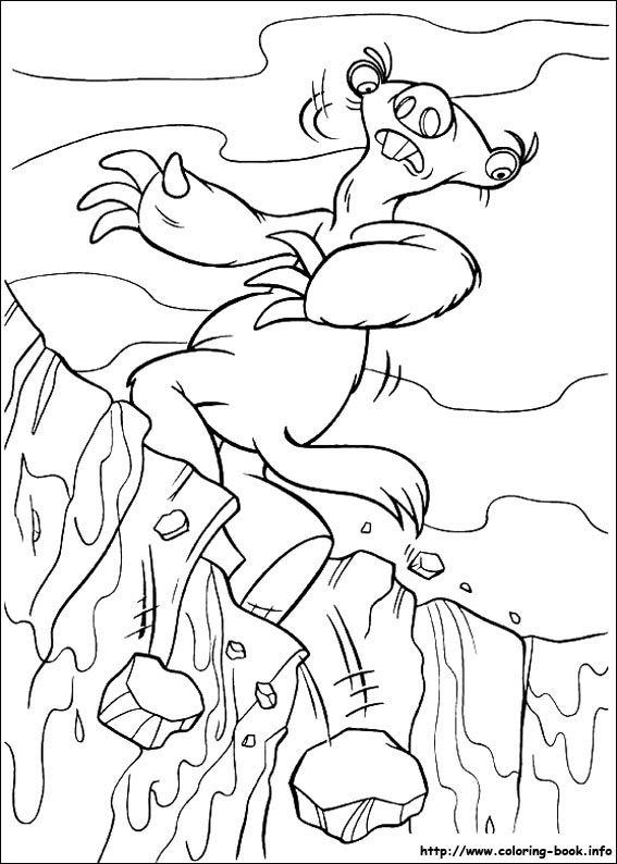 Ice Age coloring picture